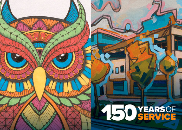 150th ASCPL Commemorative Library Card Designs