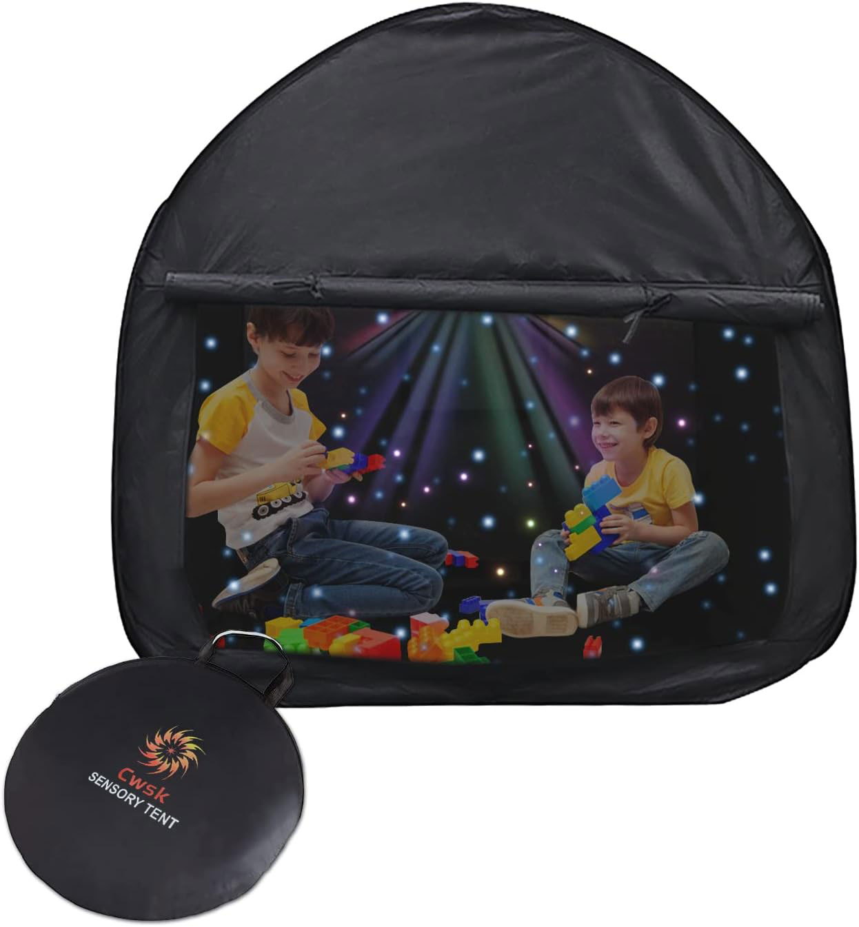 Portable Pop-Up Blackout Sensory Tent