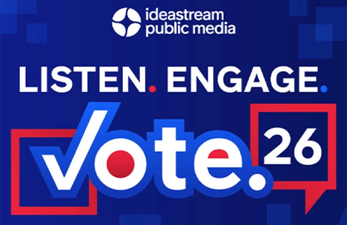 Listen. Engage. Vote. 2026 graphic